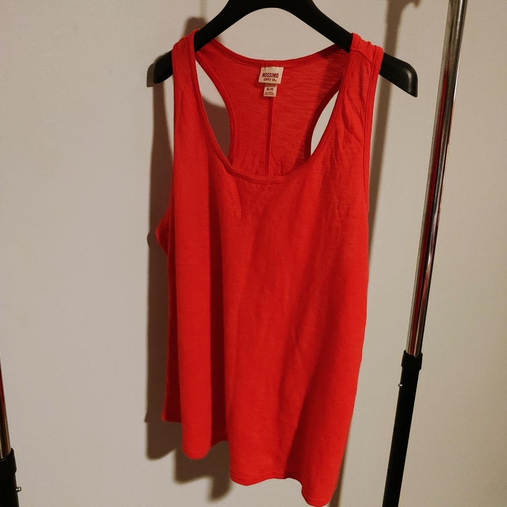 Mossimo Red Racerback Tank Top